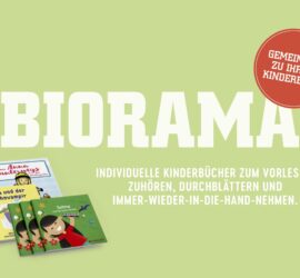 Das Cover unserer Präsentation zu den Biorama-Kinderbüchern.