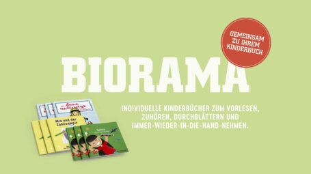 Das Cover unserer Präsentation zu den Biorama-Kinderbüchern.